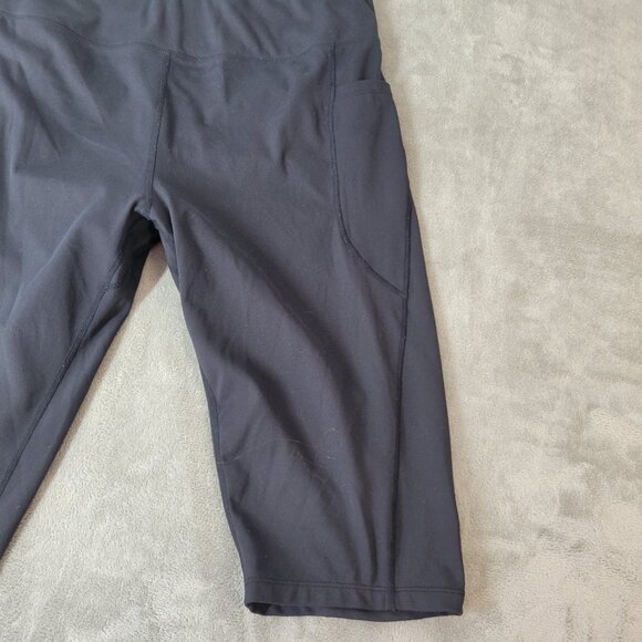 Baleaf Womens Shorts 2XL Plus Biker Black Poly Blend LONG Lightweight BLA144E - Picture 5 of 10